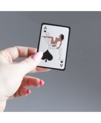 Mini jeu de 54 cartes Kamasutra